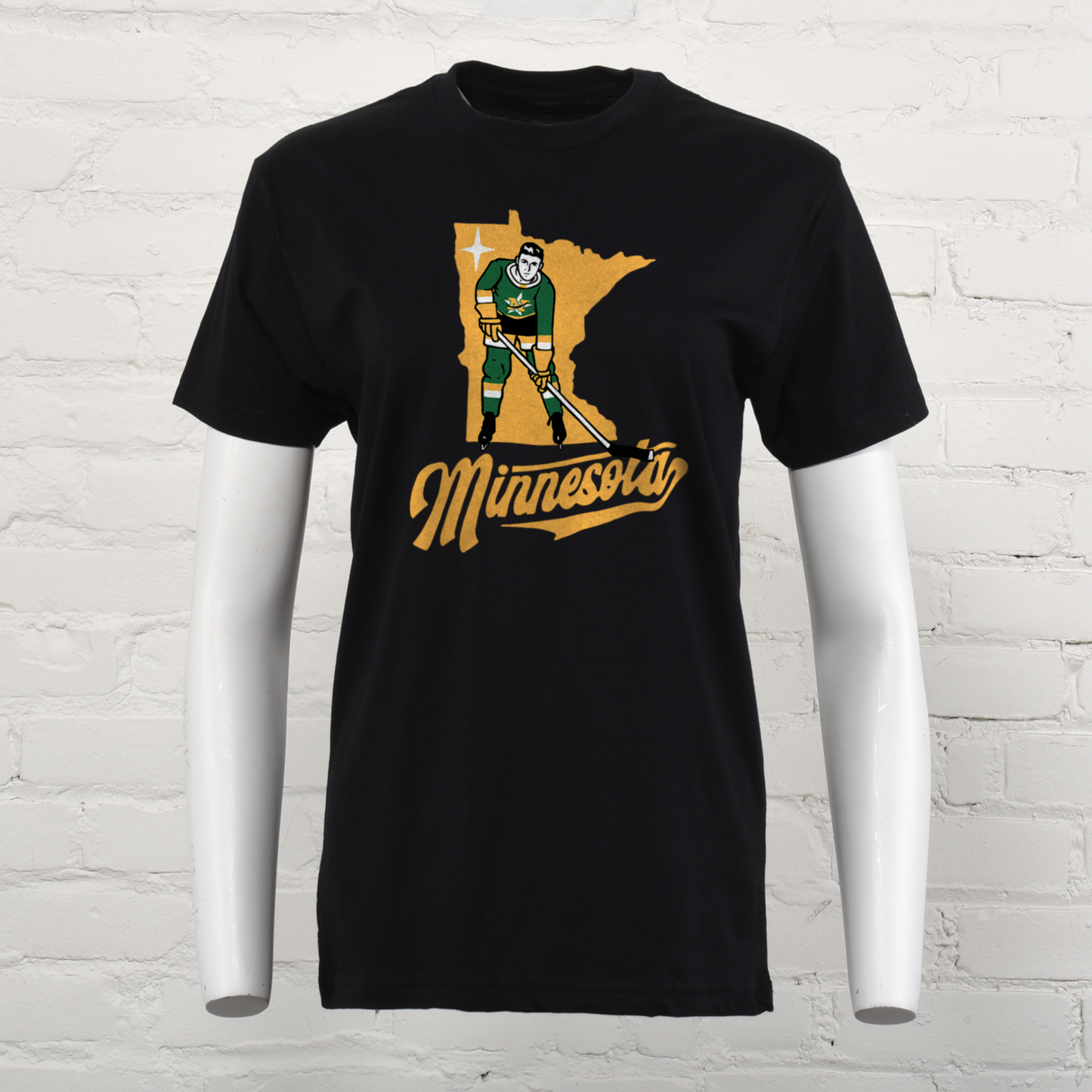 North Stars Hockey Player Unisex Tee