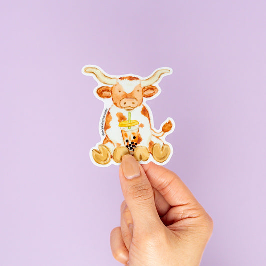Boba Longhorn Magnet
