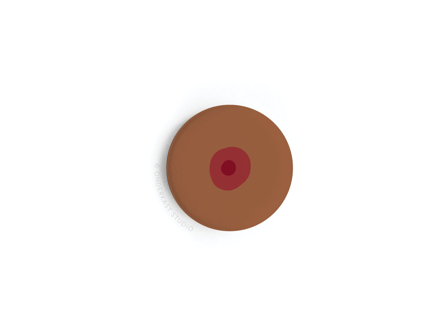 Boob Button Magnet ‚Äì Dark