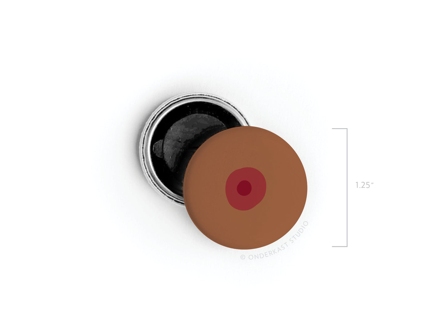 Boob Button Magnet ‚Äì Dark