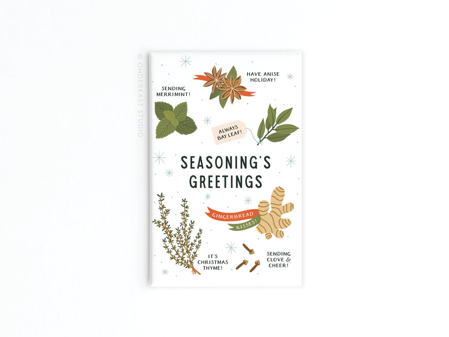 Seasoning‚Äôs Greetings Refrigerator Magnet