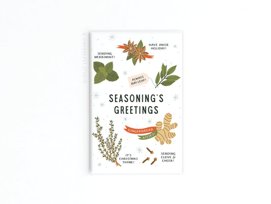 Seasoning‚Äôs Greetings Refrigerator Magnet