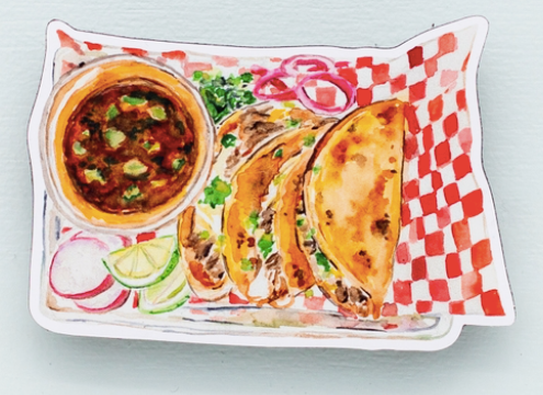 Birria Mexican Tacos Magnet